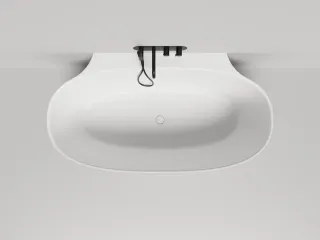 Ванна из искусственного камня Salini Alda Wall 101925MRF 170x90см RAL полностью